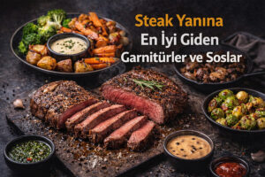 Steak Yanına En İyi Giden Garnitürler ve Soslar
